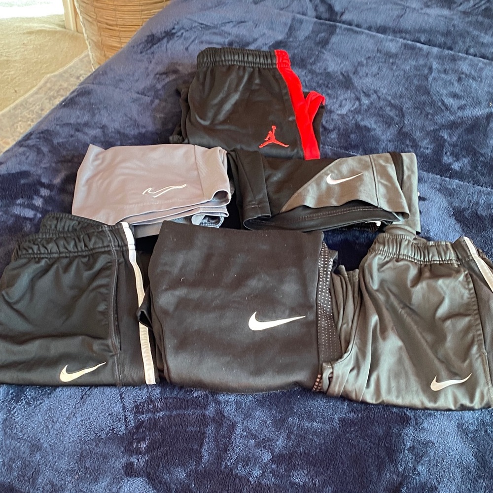 Nike Bundle Kids Shorts Set in Black, Gray, and Red
